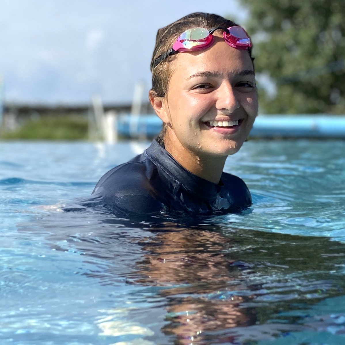 Foto von Sina Merz, Schwimmlehrerin im Aquakolleg Wasserburg am Bodensee