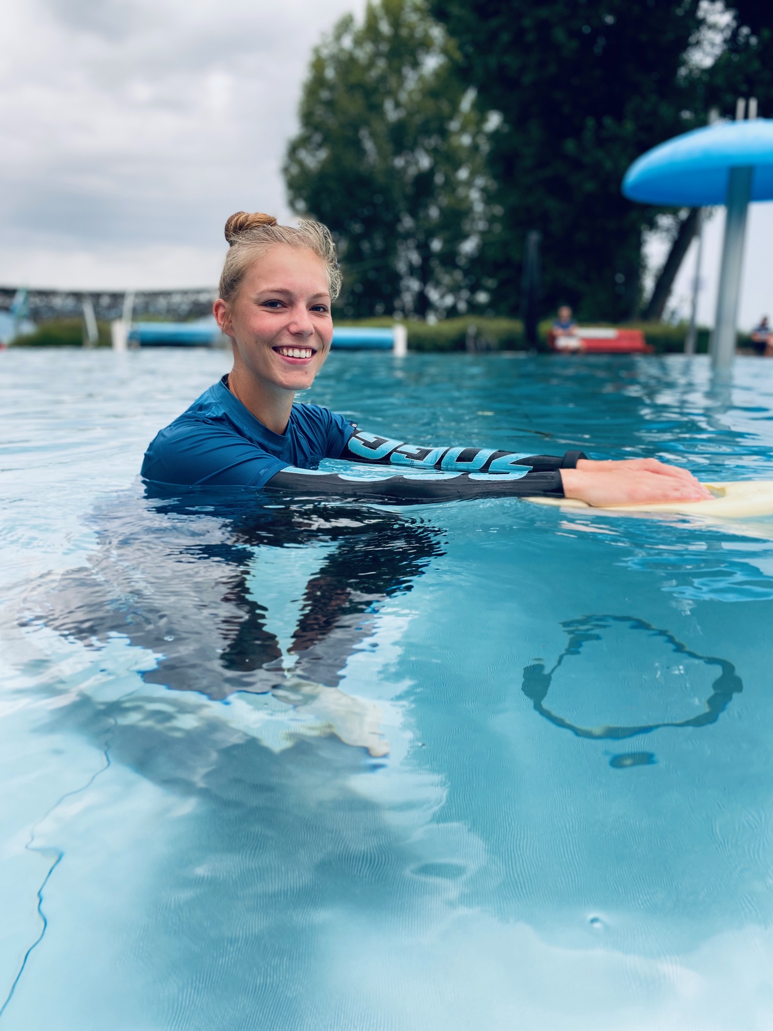 Foto von Anna Fleischmann, Schwimmlehrerin im Aquakolleg Wasserburg am Bodensee